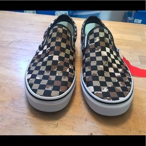 Vans Shoes - Vans Camo Checkered Slip Ons Men’s Size 11.5 Vans Shoes - Vans Camo Checkered Slip Ons Men’s Size 11.5